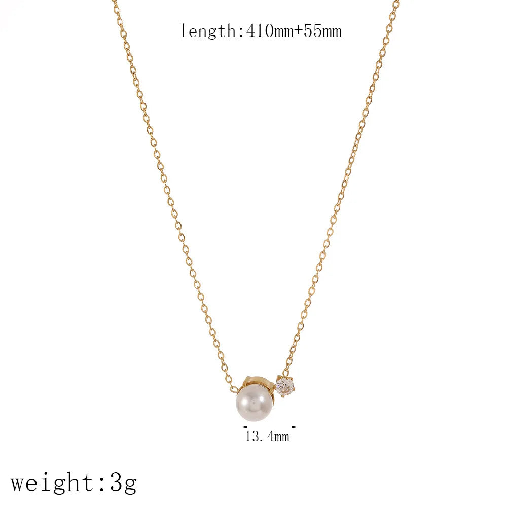 S&S 18K Gold Plated Stainless Steel Zircon Necklace, Bracelet & Anklet | 14 Styles