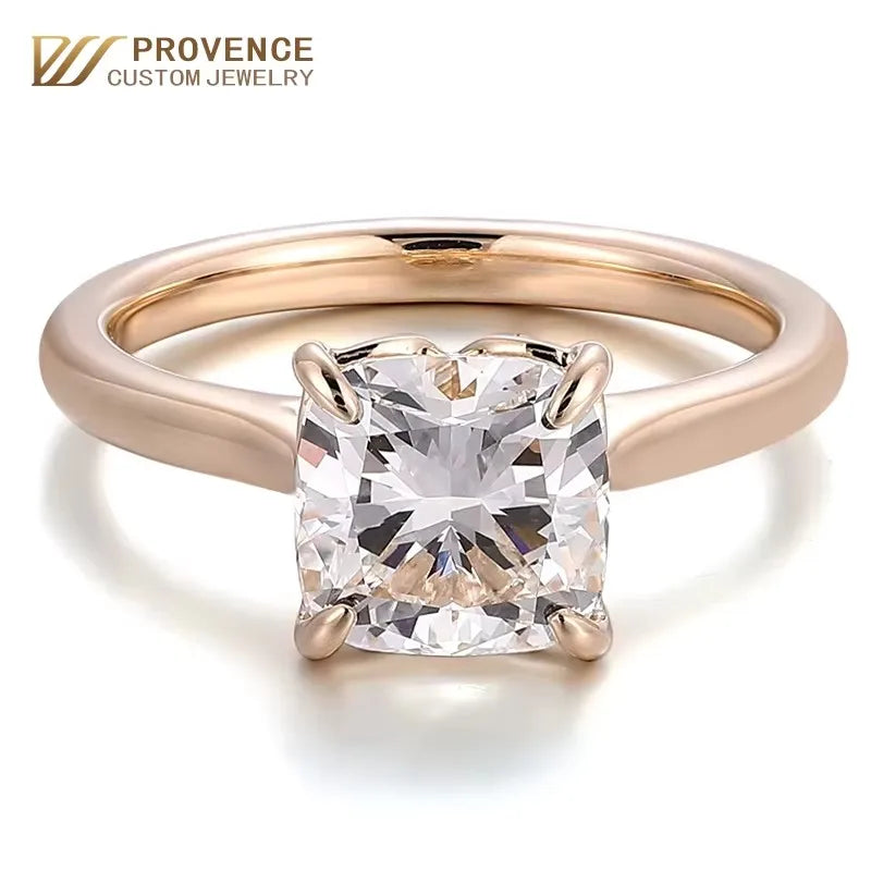 ArtistA IGI Certified Oval Lab Grown Diamond Ring Women Custom Real Solid 10K 14K 18K Gold Lab Created Diamond Engagement Ring Jewelry