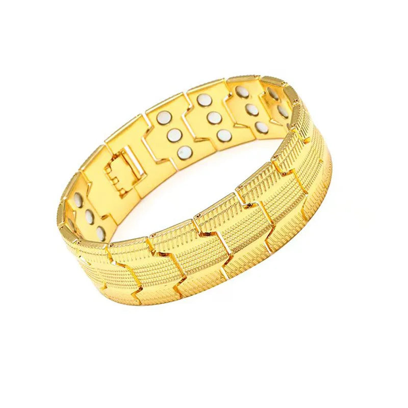 NewLife - Magnetic Vintage Zinc Alloy Three-Row Bracelet