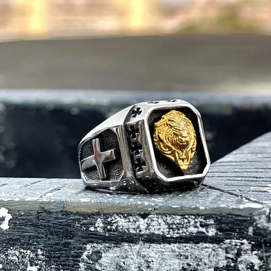 NEWLiFE REBEL Contour Line Stainless Steel Ring