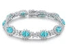 Gemfiori Anster Factory Price Palaiba Bracelet the Main Stone Size Customized Fast Delivery Suitable for Gifts and Parties Bracelet