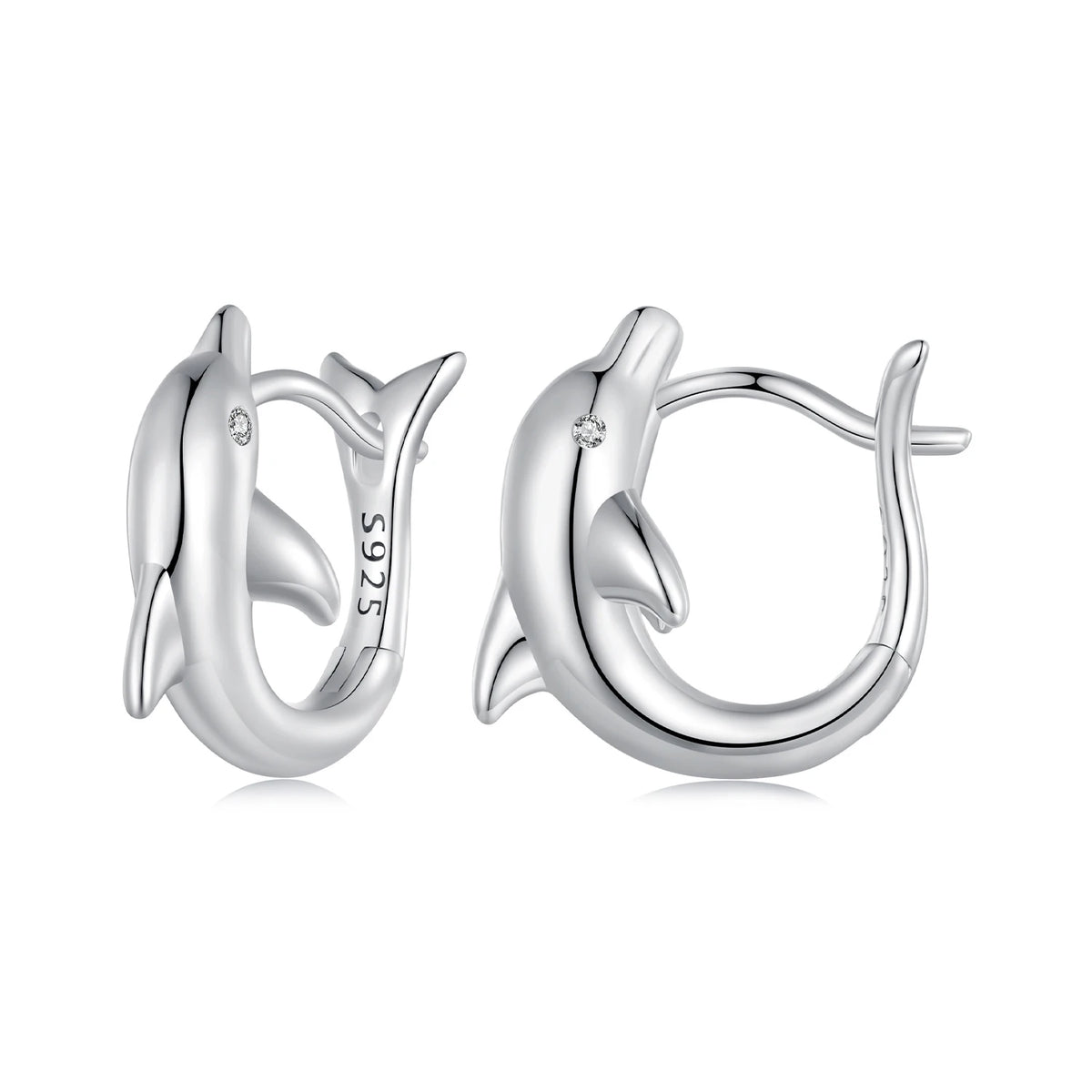 S&S 925 Silver CZ Stud & Clip-on Earrings | Micro-Set Zirconia | Platinum-Plated | Multi-Style