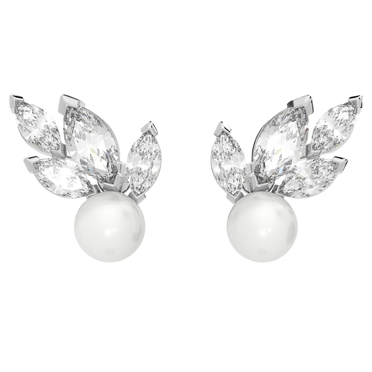 S&S Fashion Women Jewelry Earrings Collection, Twist Crystal Stud, Black Swan Dangle Earrings for Daily Occasions