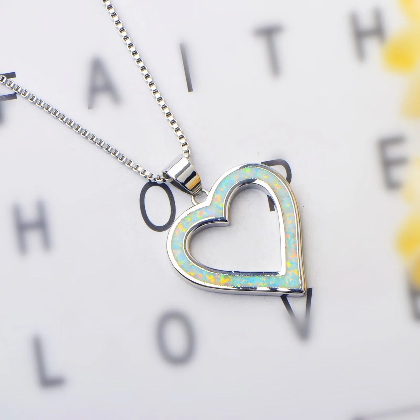Minimalist Open Heart Pendant Aobao Versatile Fashion Accessory for Every Occasion