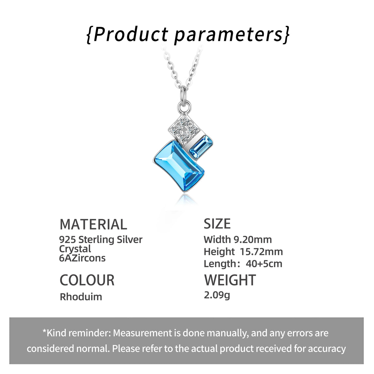 S&S Crystal Rhinestone Geometric 925 Silver Jewellery Set | Rhodium Plated Necklace, Bracelet & Earrings | S&S Collection