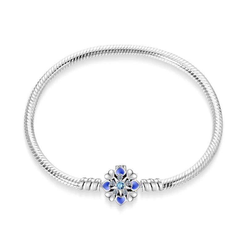 S&S Four Leaf Clover Zircon & Enamel 925 Silver Jewellery | Rings, Earrings, Bracelet & Pendant | S&S Collection