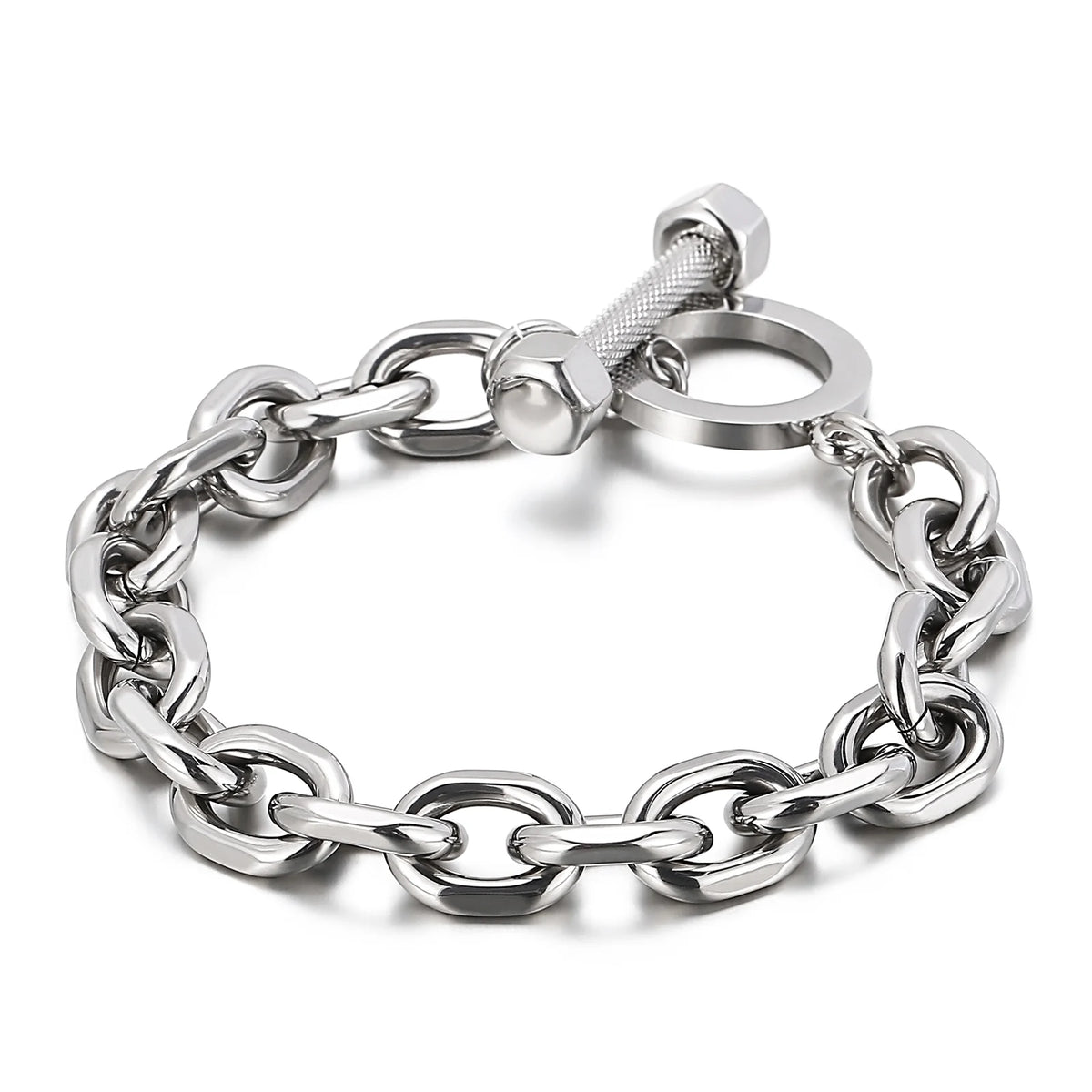 KALEN Wholesale Punk 18K Gold Plating Men Charms Special Stainless Steel Jewelry Bracelets