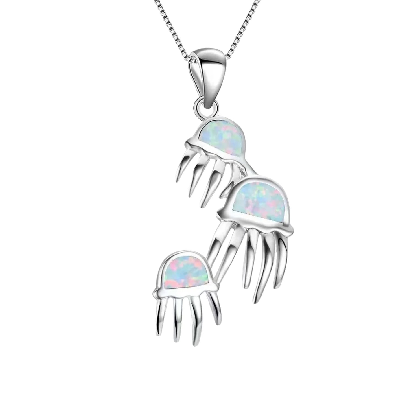 Chic Double The Octopus Motif Necklace Aobao Geometric Pendant Fashion Jewelry