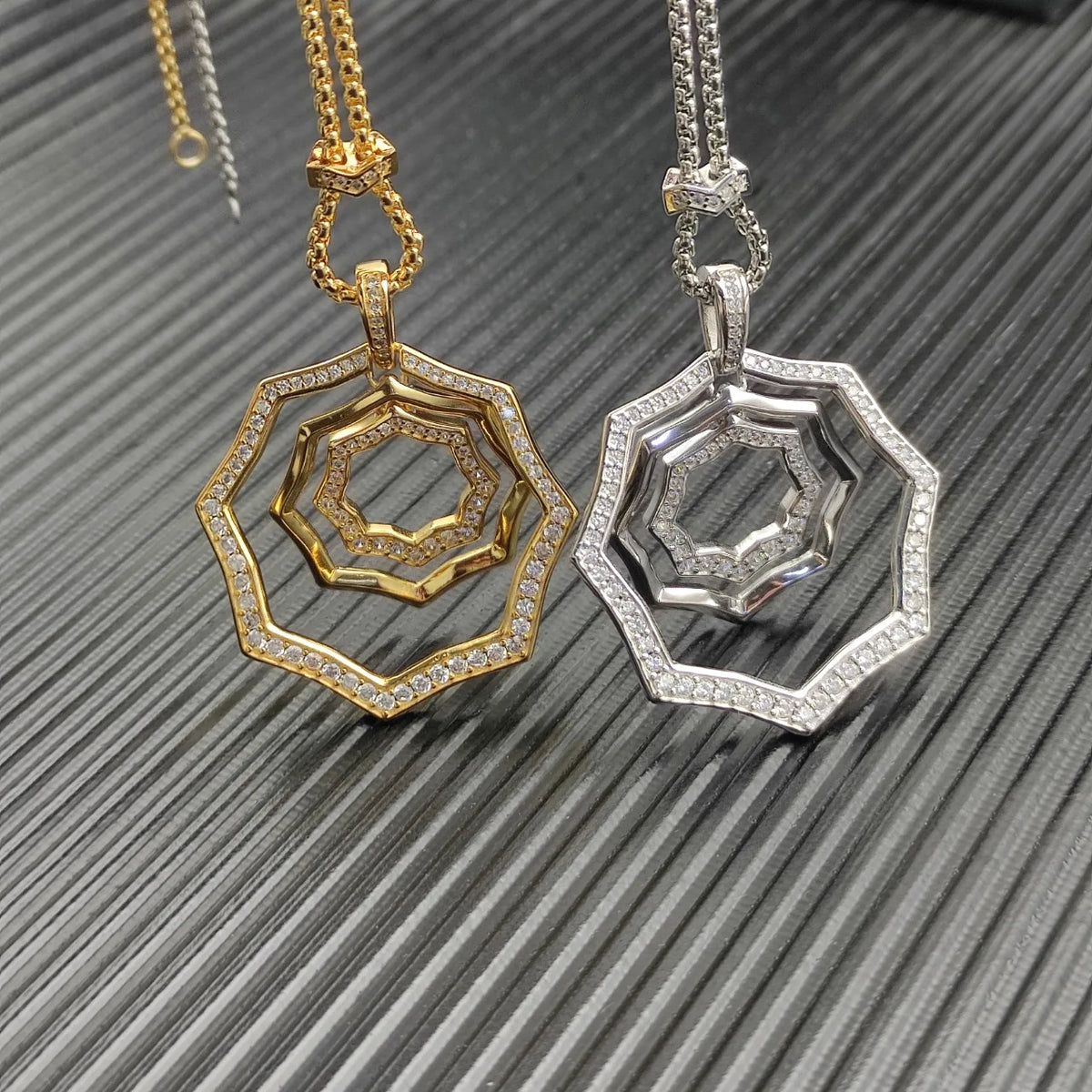 FASHIONISTA DY High-Quality Silver-Plated Diamond Necklace. Gold-Plated Diamond Necklace. Jewelry .