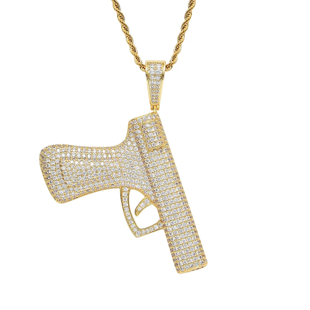 NEWLiFE BiG-BOSS Iced Out Moissanite Necklace in Brass for Men | Designer Hip-Hop Jewellery