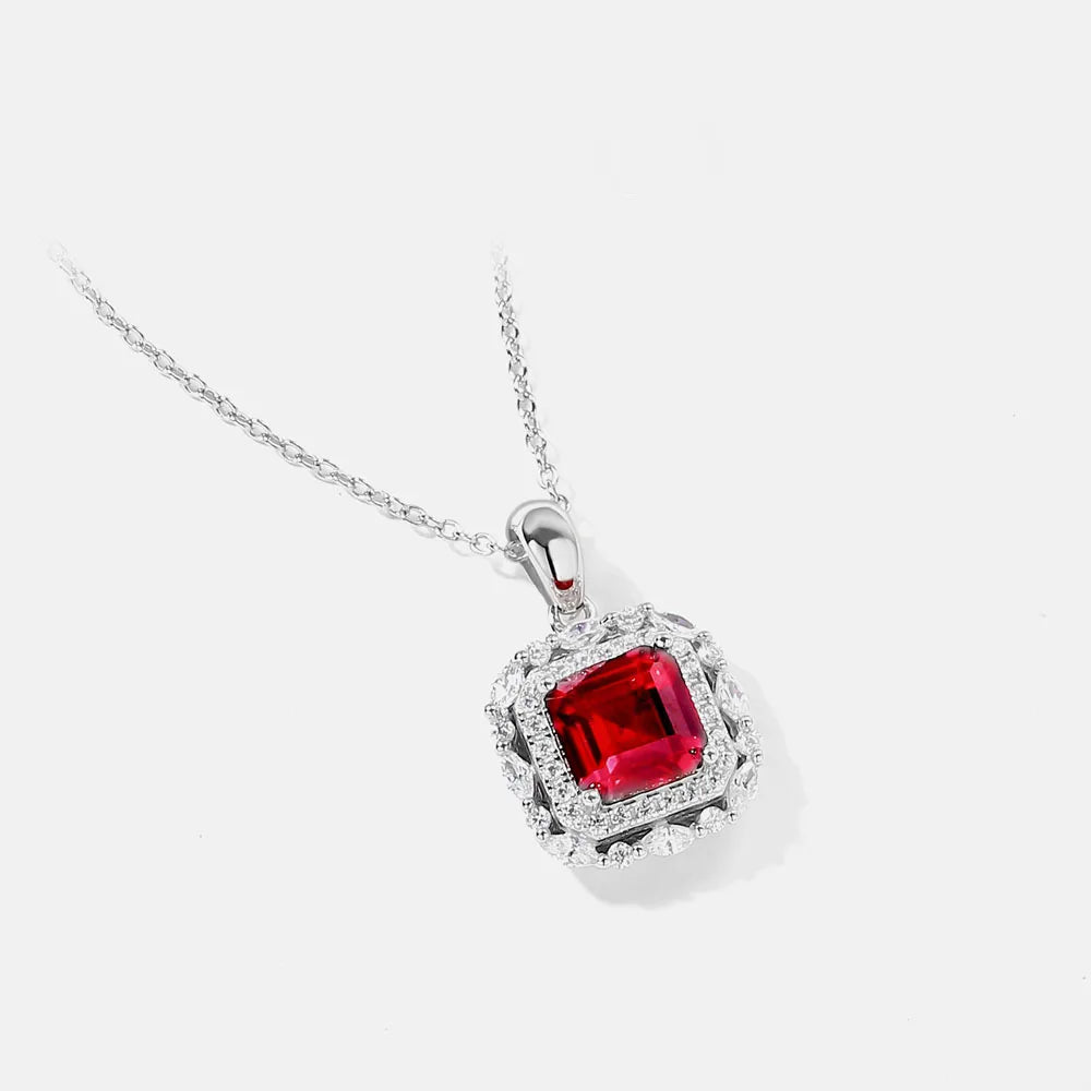 MUSHAN Jewelry Factory High Carbon Diamond Necklace for Women Cross Border Niche and High End 925 Silver Necklace