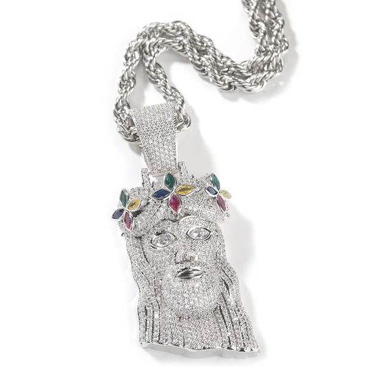 NEWLiFE BiG-BOSS Iced Out Moissanite Necklace in Brass for Men | Designer Hip-Hop Jewellery