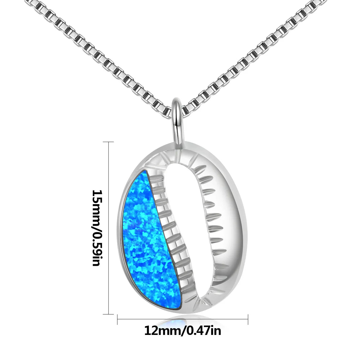 Geometric Pendant Necklace Aobao Inlaid Detail Fashion Jewelry