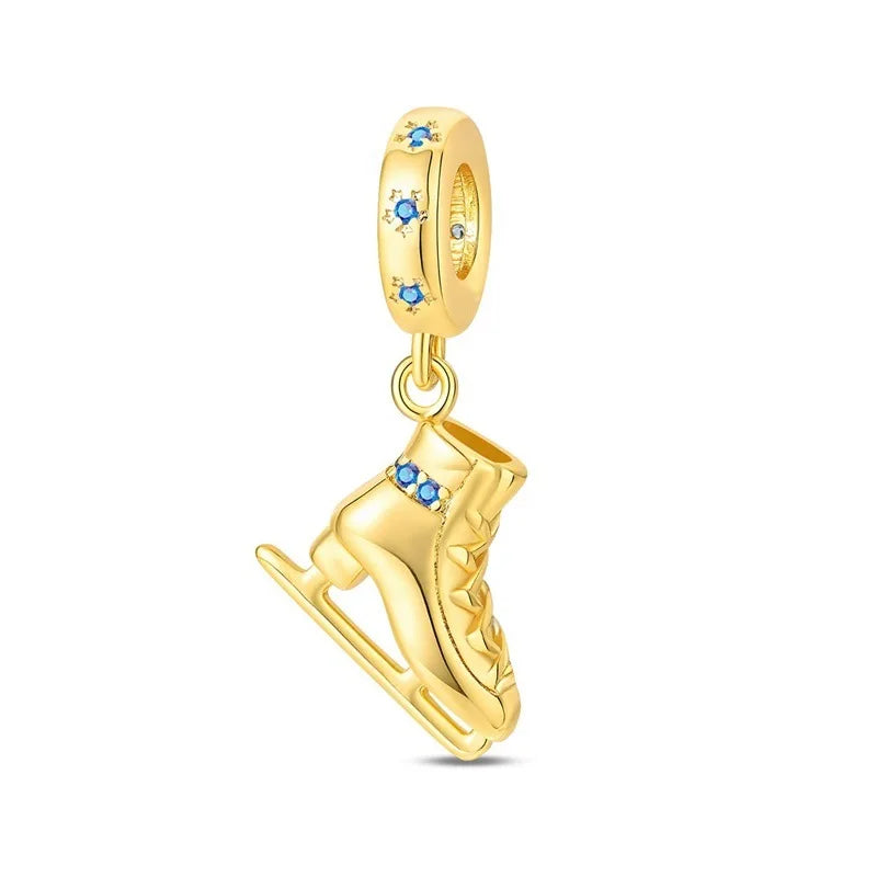 S&S Gold Charm Pendants | Nature & Travel Collection