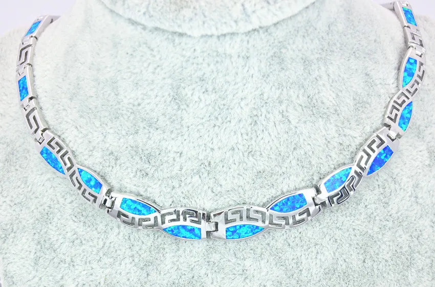 Minimalist Pendant Necklace Unisex TikTok Trendy Statement Jewelry Gold Plated Copper Alloy Opal Natural Birthstone July Direct