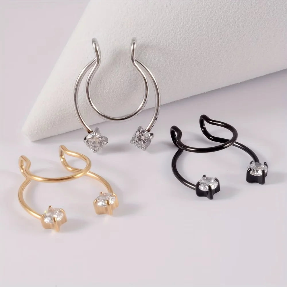 S&S 28-Piece Boho Nose Ring Set | Stainless Steel Mixed Colours