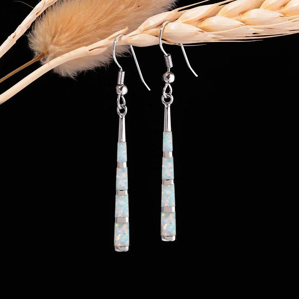 Hawaiian Vibes Hot SaleOpal Baseball Earrings Sparkle Boho Style