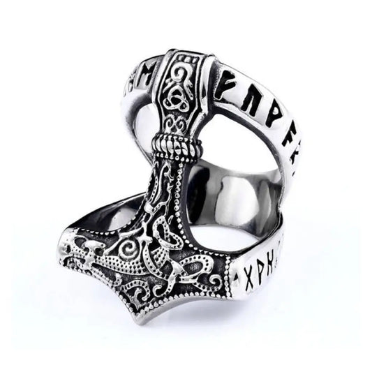 NEWLiFE VIKING Traverse Pulse Stainless Steel Ring