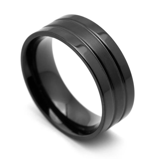NEWLiFE REBEL Westward Echo Ring in Stainless Steel
