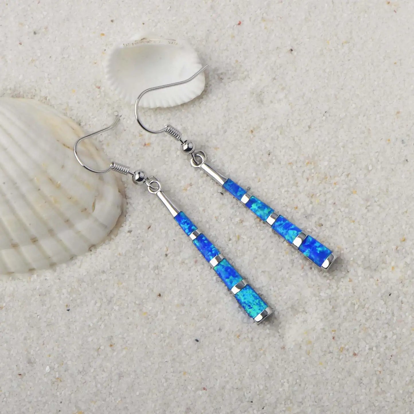 Hawaiian Vibes Hot SaleOpal Baseball Earrings Sparkle Boho Style