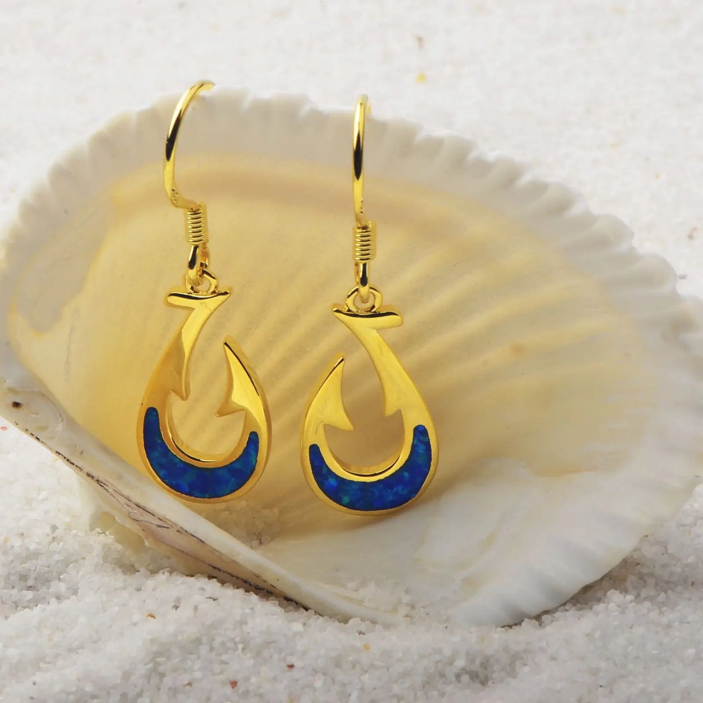 Vibrant Cluster Opal Fishhook Earrings  Accent  Beach-Chic Jewelry Bulk Gifts