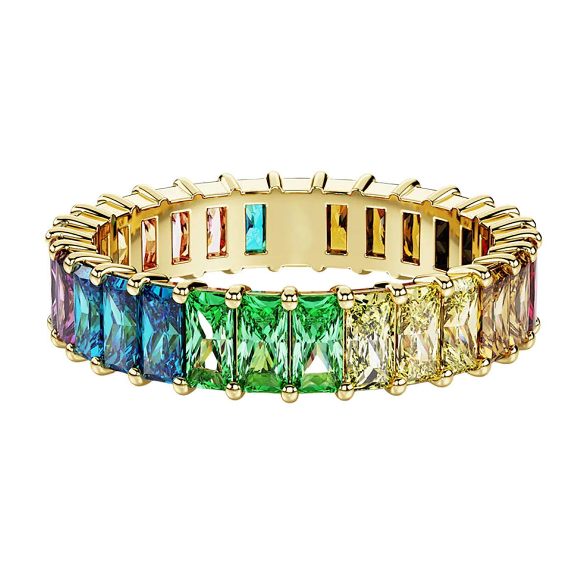 S&S Elegant Vintage Luxury Band Ring with Zircon Stylish Accessory for Weddings Engagements Parties & Anniversary Gifts