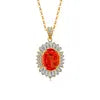 New Arrival 925 Silver Fine Jewelry Set High Quality Fashion Gemstone Adjustable Colorful Pendant Necklace for Women Gifts