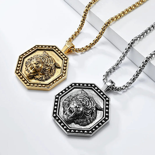 NEWLiFE VIKING Pearl Pendant in Stainless Steel for Men | Designer Jewellery for women & MEN