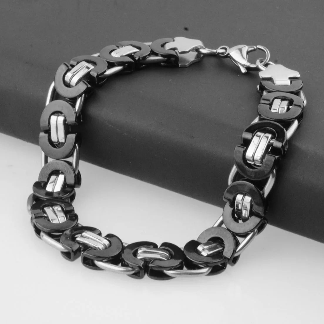 REBEL Byzantine Link Stainless Steel Bracelet