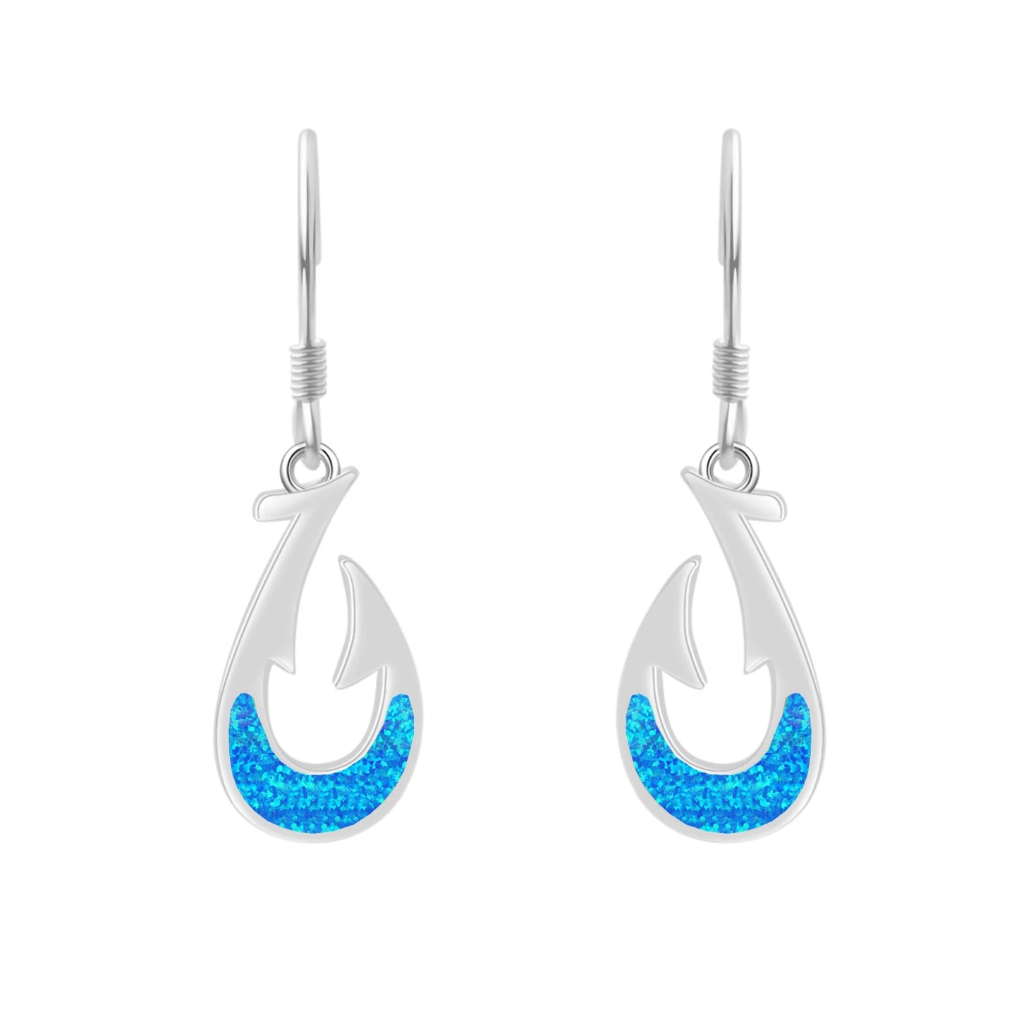 Vibrant Cluster Opal Fishhook Earrings  Accent  Beach-Chic Jewelry Bulk Gifts