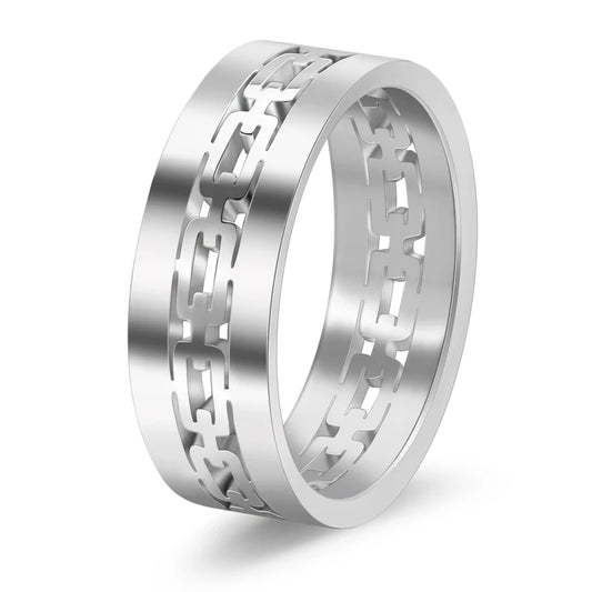 NEWLiFE REBEL Landmark Drift Chain Necklace in Stainless Steel