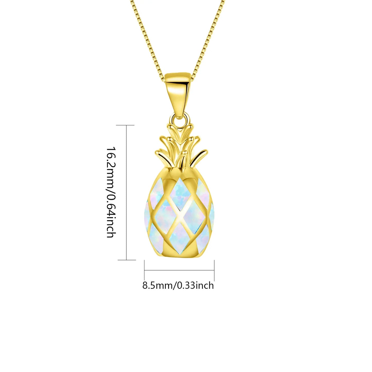 TikTok Viral Christian Copper Box Chain Starfish Opal Necklace | Blue Coastal Jewelry-Trendy Gift Bulk Supply