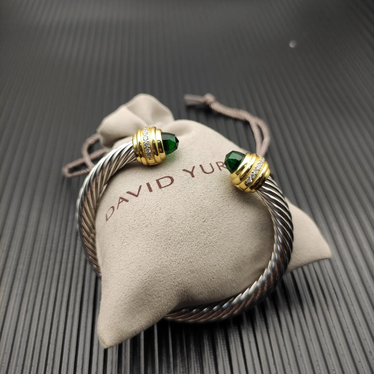 FASHIONISTA DY High-Quality Gold-Plated Diamond-Set Fashion Bangle, Unisex Silver-Plated Diamond-Set Bangle, Jewelry