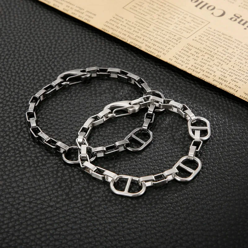 KALEN 2022 Pulseras Vintage Y Cadenas Para Hombre Acero Inoxidable Pulseras Touss