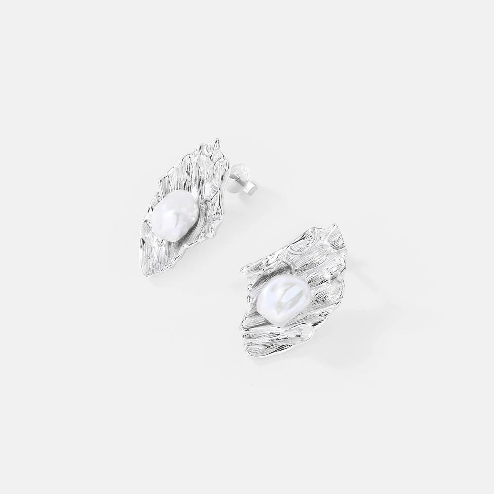 MUSHAN Jewelry Factory Pearl Stud Earrings Light Luxury and High End S925 Accessory Electroplated Gold Bestseller