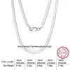 BiG-BOSS Fast Shipping SC Cable Figaro Rope Paperclip Cuban Curb Link Chains Necklace Fine Jewelry 925 Silver Chains for Men Women