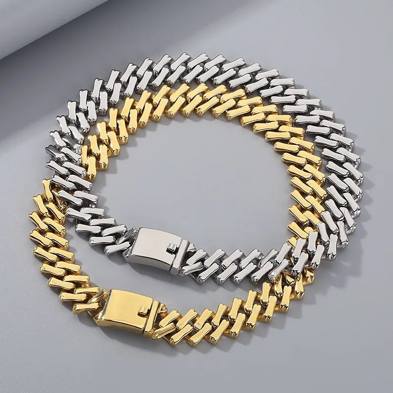 NEWLiFE BiG-BOSS 20mm Necklace in 18K Gold for Men & Women | Designer Hip-Hop Jewellery