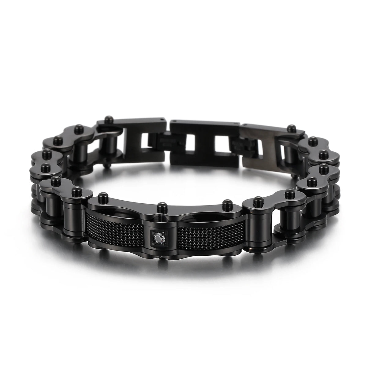 KALEN Stainless Steel Bike Bracelets Bangles for Men