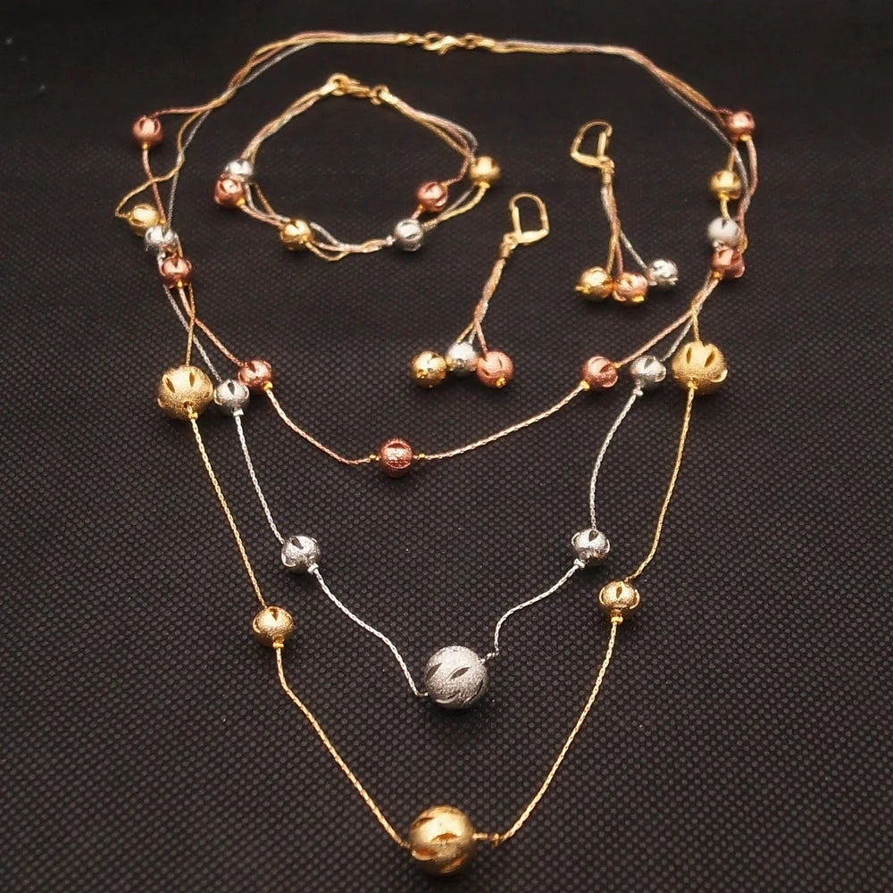 Zhuerrui Latest Design Italian Designer Luxury Jewelry Sets Necklace Bracelet Earrings Ring Woman Wedding Jewelry Set HN21031214