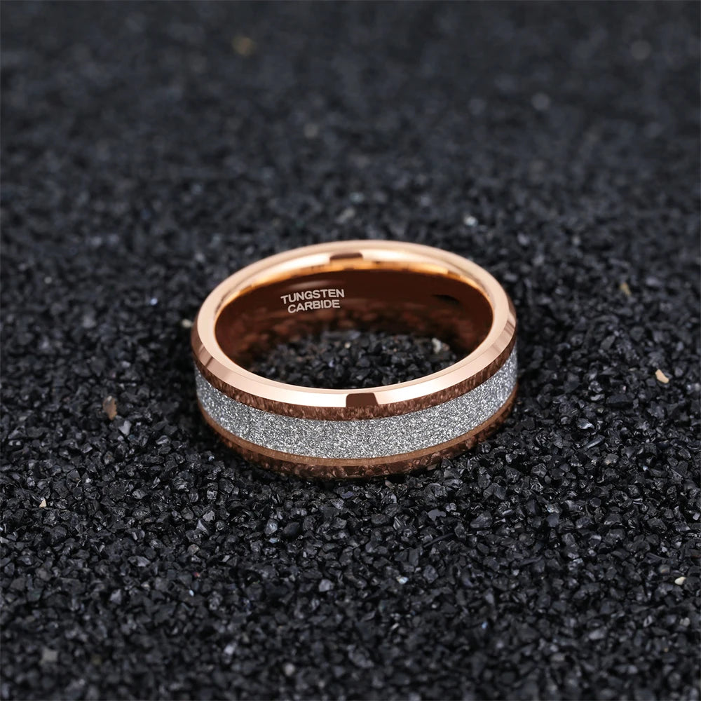 NEWLiFE REBEL Studio Arc 8mm Tungsten Ring
