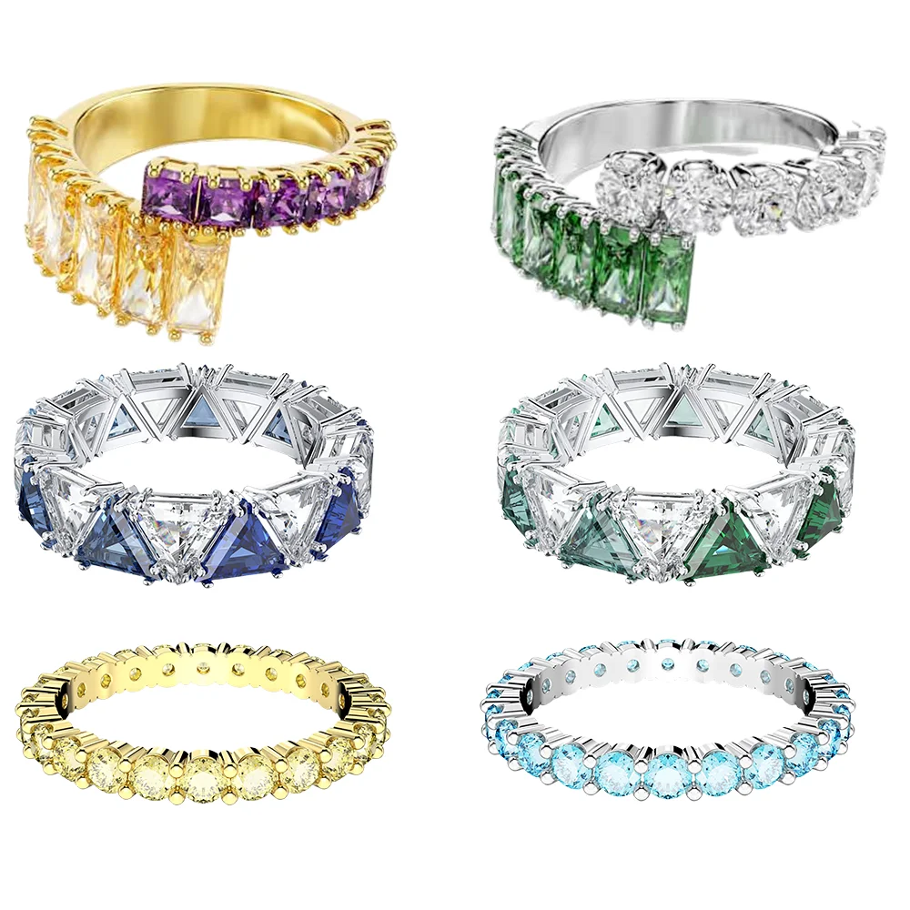 S&S Elegant Vintage Luxury Band Ring with Zircon Stylish Accessory for Weddings Engagements Parties & Anniversary Gifts