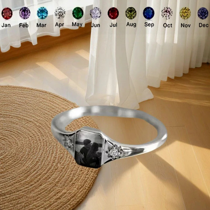 S&S Shell Birthstone Ring | Copper | Silver, Gold & Rose Gold | Sizes 5–11