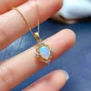 REDheart Natural Opal Jewelry Set 925 Silver Rhodium Plated Luxury Gift Anniversary Fine Jewelry with Custom Logo