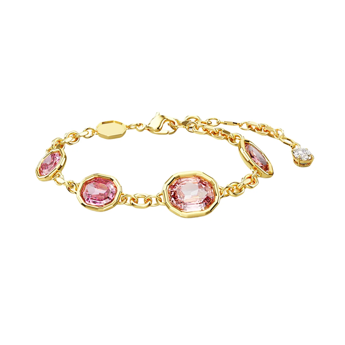 FASHIONISTA Sophisticated Luxury Women's Copper Bangle with Zircon Exquisite Vintage Outline Design Stylish Ornament for Gift Occasions