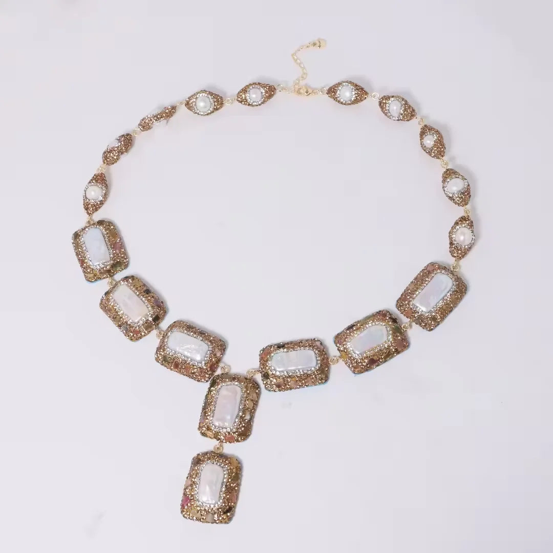 GLSEEVO 18K Gold Plated Natural Freshwater Pearl Jewellery Sets — Luxury Bridal & Wedding Collection