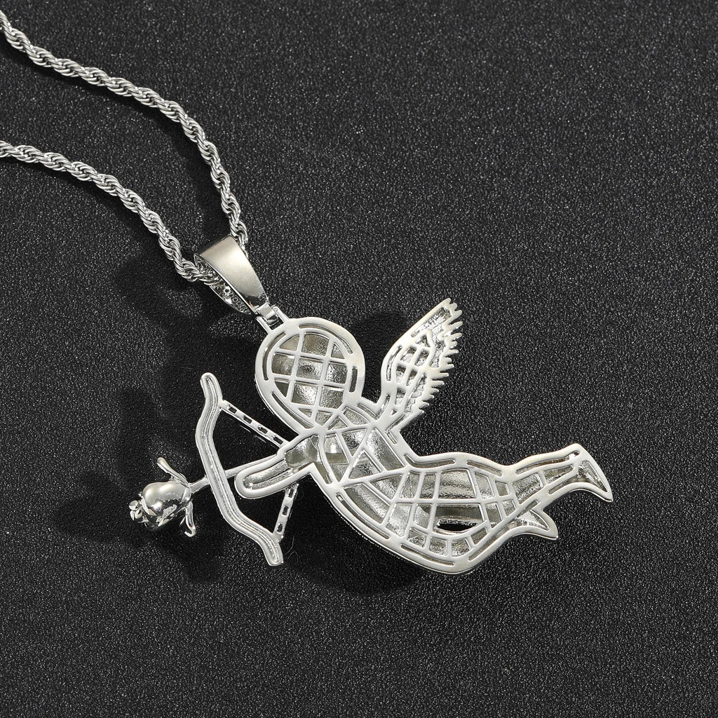 BES New Wholesale Personalized Gold Plated Copper Pendant 5A Zircon Hip Hop Jewelry for Men Women Children