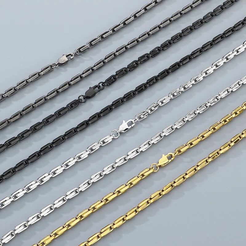 REBEL 4.5mm U-Link Stainless Steel Jewellery