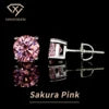 Spot Wholesale Bulk Trendy Fine Jewelry 925 Silver Color Vvs Diamond Moissanite Mossanite Screw Back Stud Earrings for Men Women