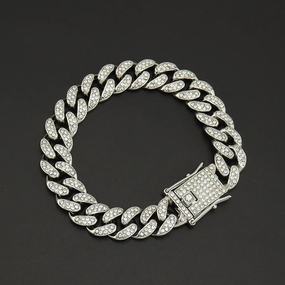 BiG-BOSS Durable Fashion Jewelry Hip Hop 18k Gold Plated Men Women Cuban Link Chain Choker Necklace