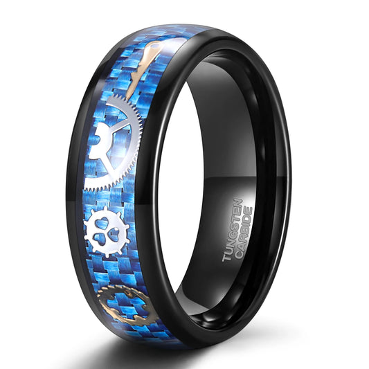 NEWLiFE REBEL Balance Path 8mm Ring in Tungsten